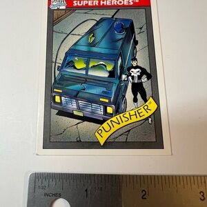#44 PUNISHER'S BATTLE VAN 1990 Impel Marvel Universe Series 1